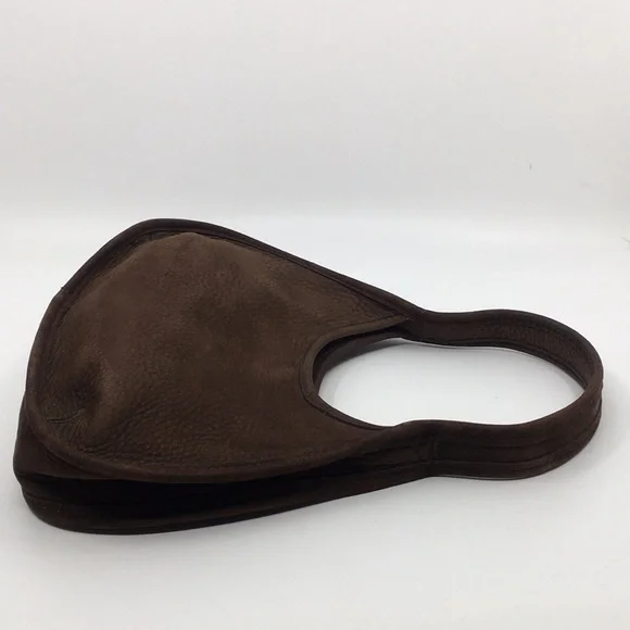 SOLD!!! Vintage Coach Mini Ergo 4399 Chocolate Brown Nubuc Suede Bag - Picture 6 of 16